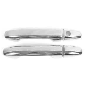 Mercedes Sprinter Door Handle Cover - 2 Door - Omac - H1 S.Steel - Gloss Silver - 2018